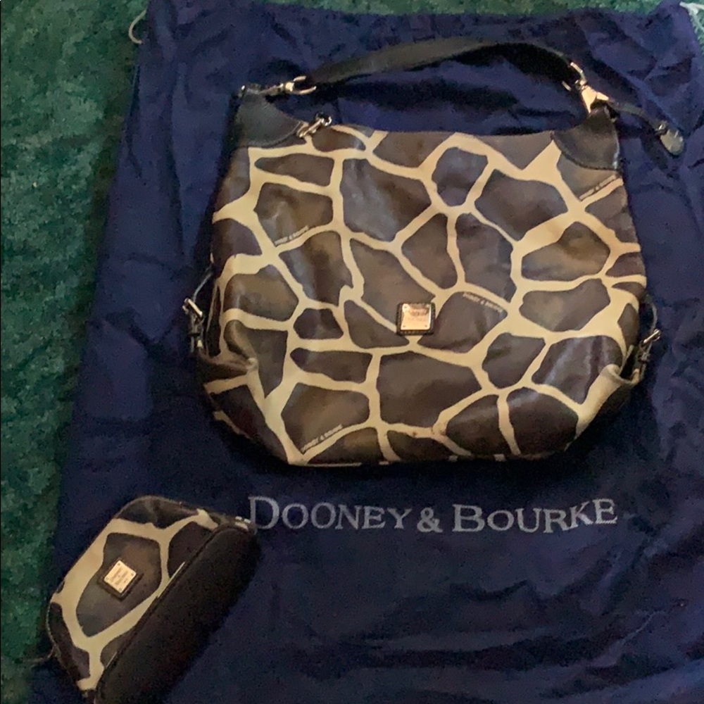 DOONEY & BOURKE PURSE & COIN PURSE/MAKEUP BAG